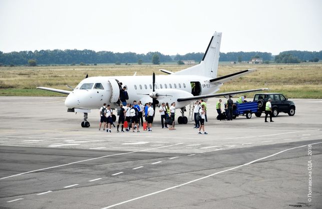 Аэропорт Полтава впервые принял международный рейс 1