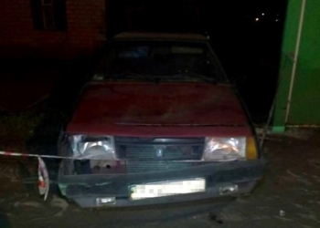 В Харьковской области водитель врезался в остановку с людьми и сбежал