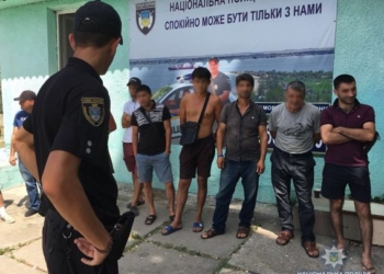 В Коблево полиция задержала нелегалов из ближнего зарубежья