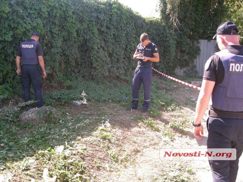 Газонокосильщики нашли возле автозаправки в Николаеве две гранаты 5