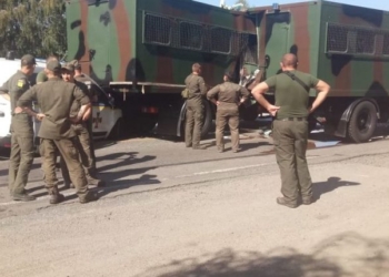 Колонна Нацгвардии из Одессы попала в ДТП по дороге в Киев