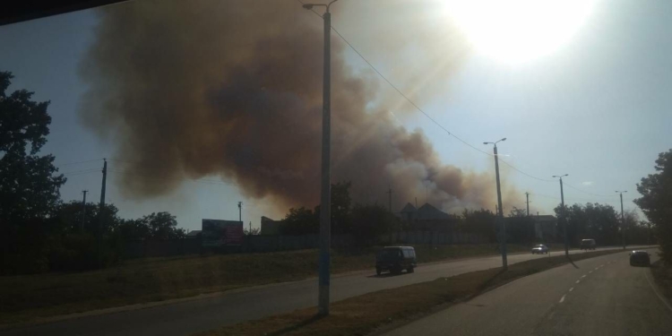 В Вознесенском районе Николаевщины спасатели потушили 3 га леса