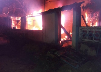 Ночной пожар в Новоодесском районе. Погиб мужчина
