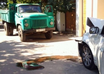 Полиция квалифицировала таран грузовиком машины с активистами Народного Руха как покушение на убийство