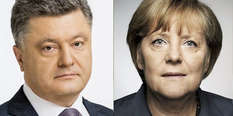 Перед встречей с Путиным. Меркель и Порошенко поговорили по телефону