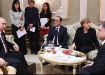 Меркель лично писала черновик, а Путин и Порошенко кричали друг на друга, – экс-президент Франции рассказал, как заключались Минские соглашения