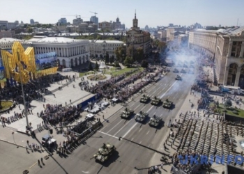Полное видео военного парада в Киеве ко Дню независимости Украины