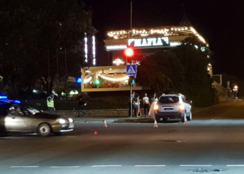 Водитель “Хюндай” сбил пешехода, выбежавшего на красный свет, в центре Николаева