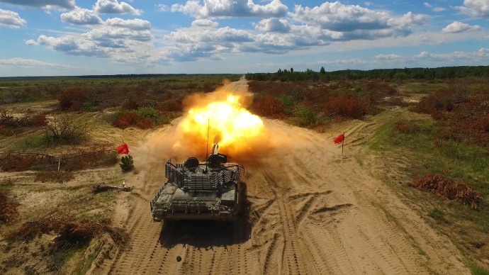 В Украине испытывают новый танк Т-72АМТ 3