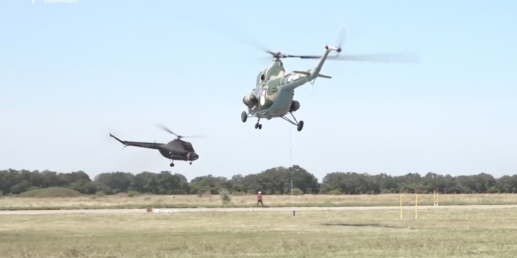 В Запорожье прошли соревнования по вертолетному спорту