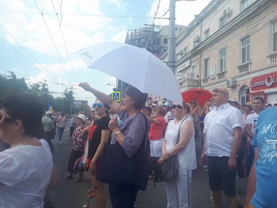В столице Молдовы проходят акции протеста. МВД заявило о подготовке массовых беспорядков 7
