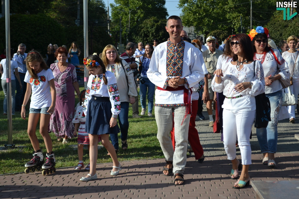 Николаевцы отметили День Независимости традиционным Маршем вышиванок