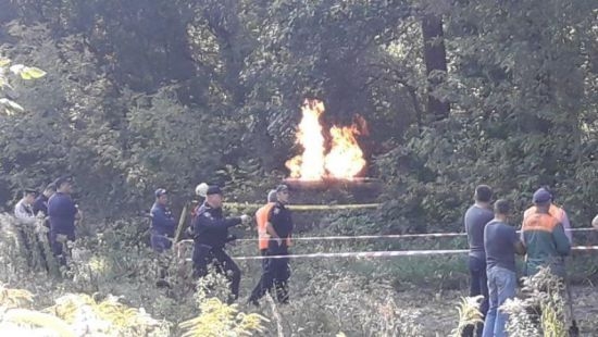 На Сумщине взорвался газопровод, высота факела была более 10 метров