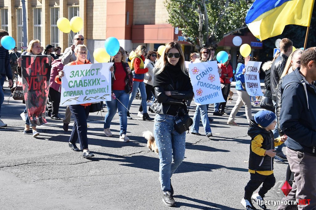 В Николаеве прошел очередной митинг зоозащитников против эвтаназии и за отстранение Голобродского 7