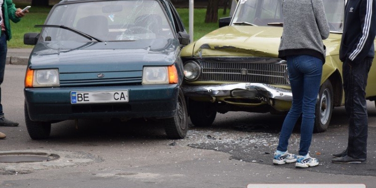 «Москвич» и «Славута» столкнулись в центре Николаева