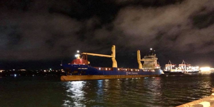 Первый американский локомотив приплыл в Черноморск