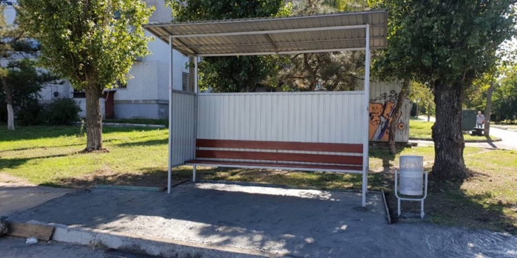 В Николаеве отремонтировали две остановки – в Дубках и на Космонавтов