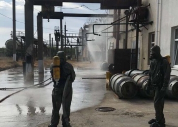 В Кривом Роге – утечка жидкого хлора