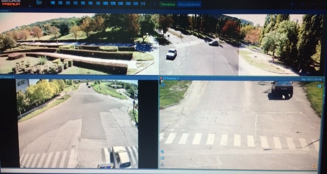 В Южноукраинске установили первые камеры видеонаблюдения для предупреждения преступности