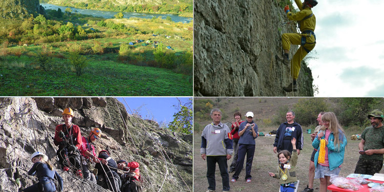 «Отдыхай активно» – На скалах Южного Буга возле Южноукраинска пройдет фестиваль спортивного туризма