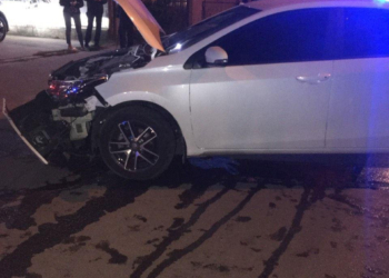 В Николаеве водитель «Тойоты» врезалась в столб: полиция считает, что девушка была пьяна