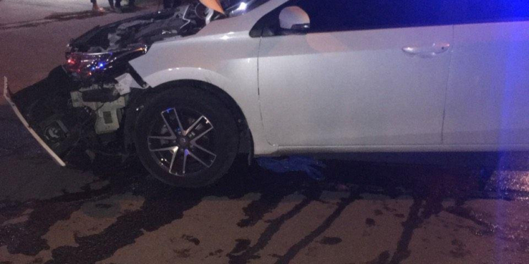 В Николаеве водитель «Тойоты» врезалась в столб: полиция считает, что девушка была пьяна