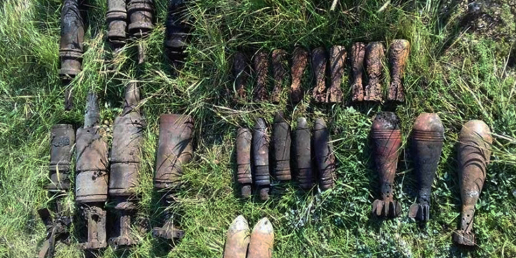 В Николаеве обезвредили 27 старых снарядов