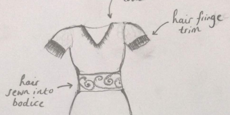 Жительница Великобритании хочет пошить себе бальное платье с украшениями из волос умершей матери