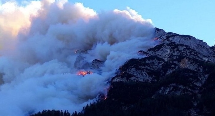 Не только в Греции – на севере Италии тоже сильно горит!