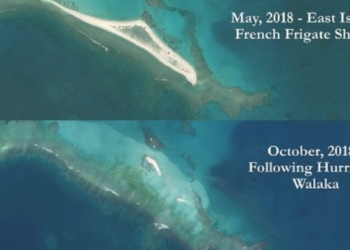 Гавайский остров Ист ушел под воду после мощного урагана Валака