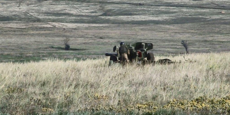 На полигоне Николаевщины состоялась практическая фаза тактических учений артиллерийской бригады