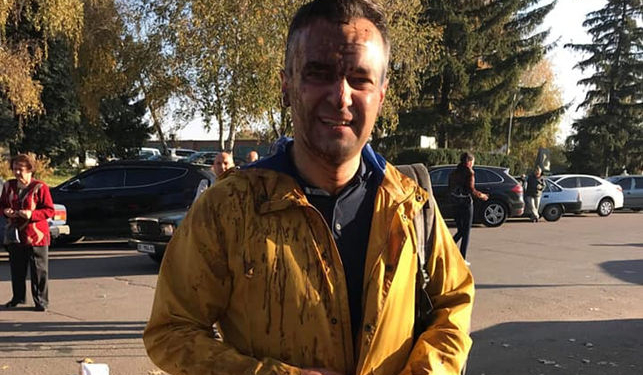 В Полтавской области журналиста Гнапа облили фекалиями