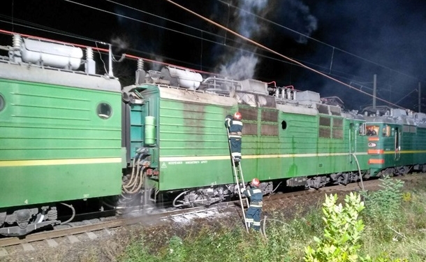 В Кировоградской области горел поезд