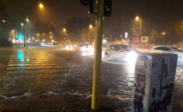 В Риме из-за ливня затопило метро