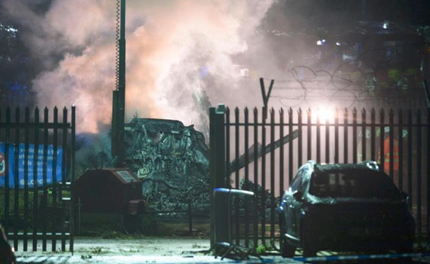 Появились кадры крушения вертолета владельца ФК Лестер