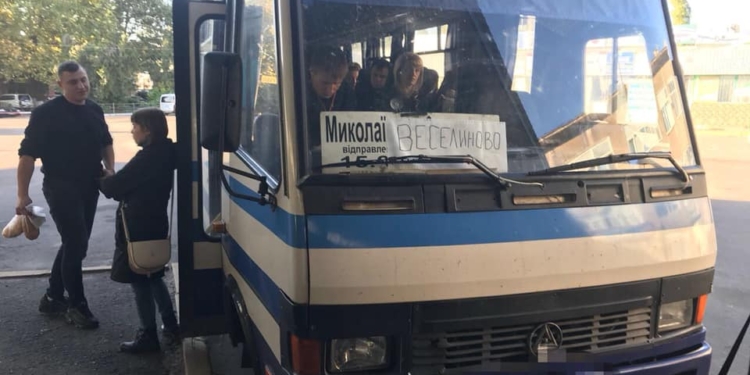 Укртрансбезопасность зафиксировала нелегального перевозчика на маршруте «Николаев-Веселиново»