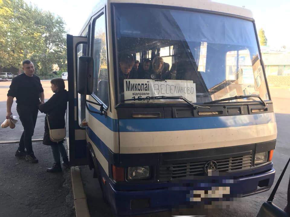 Укртрансбезопасность зафиксировала нелегального перевозчика на маршруте «Николаев-Веселиново» 7