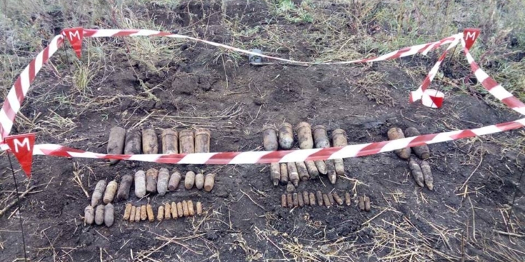 На Николаевщине обезвредили 61 взрывоопасный предмет