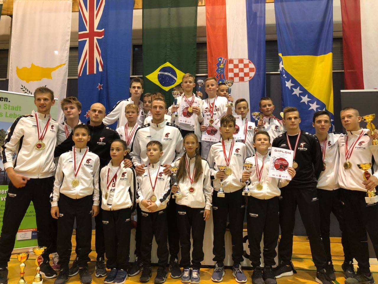 Николаевские каратисты взяли общекомандное «золото» на турнире в Австрии