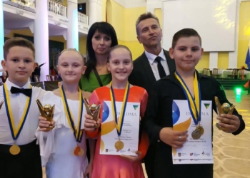 Юные николаевские танцоры собрали «урожай» медалей на международных соревнованиях Ukrainian Open Championships