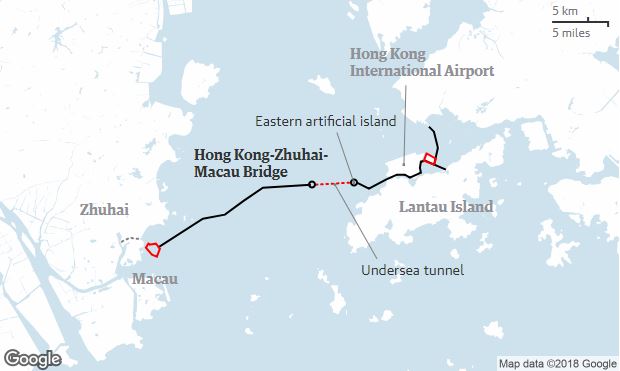 В Китае открыли самый длинный в мире морской мост 1