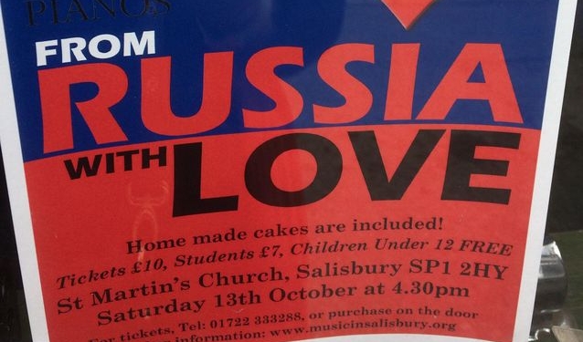 В Солсбери проведут концерт «Из России с любовью»
