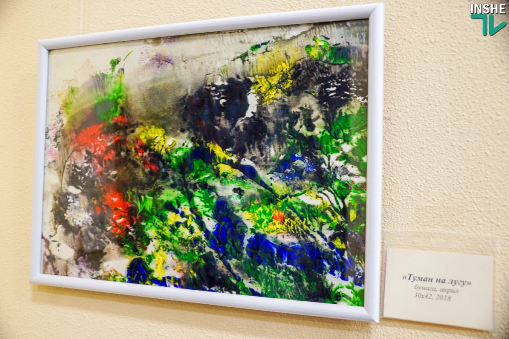 Художник из Мариуполя показал николаевцам эко-выставку абстрактных картин «Плоды эволюции» 9