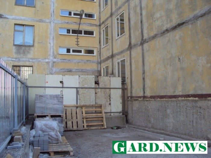 Реконструкция общежития №6 в Южноукраинске на завершающем этапе. Сдать обещают в декабре 7
