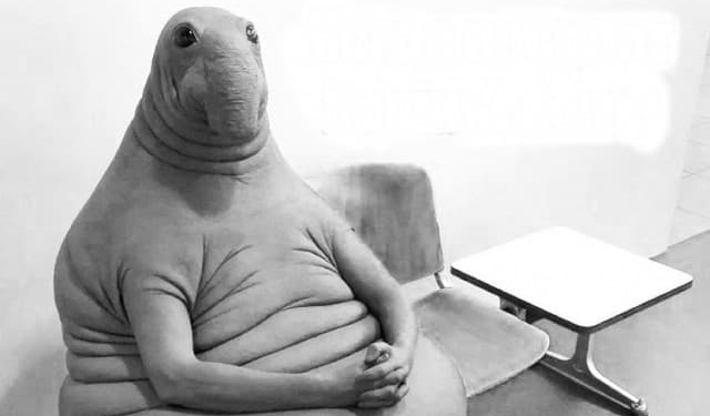 Автор всемирно известного Ждуна создала новую скульптуру и просит придумать ей имя