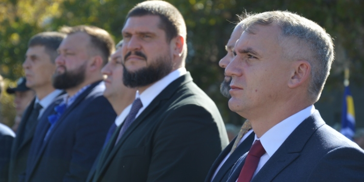 День защитника Украины в Николаеве: Государственный Гимн от Александра Пономарева и 13 награжденных орденом «Святий Миколай Чудотворець»