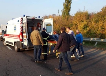В Черкасской области микроавтобус с группой детей попала в ДТП, есть пострадавшие