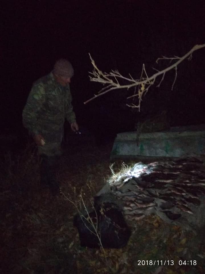 В Новоодесском районе Николаевский рыбоохранный патруль поймал браконьера, сетями добывшего 15 кг рыбы, и пресек установку 30 раколовок 1