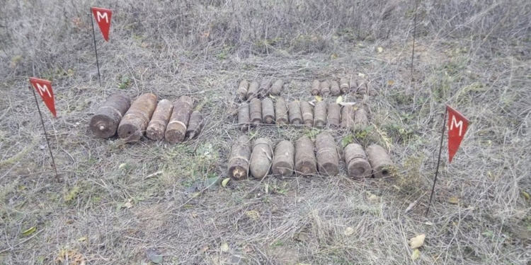 На Николаевщине обезврежено 33 артснаряда