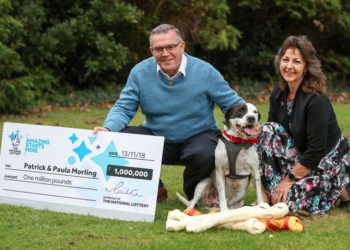 Британец выиграл 1 млн.фунтов стерлингов в лотерею благодаря своей собаке